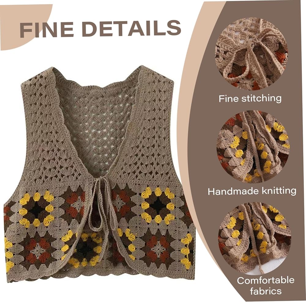 Floral Motif Hand Knitted Vest　美品　希少 Floral Motif Hand Knitted Vest 美品 希少 - メルカリ